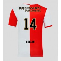 Moški Nogometni dresi Feyenoord Sem Steijn #14 Domači 2025-26 Kratek Rokav